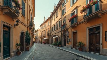 Italian housing architecture variety